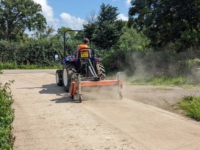 Case Study: Rear Mounted Sweeper for an Iseki TLE compact tractor - Cover Image